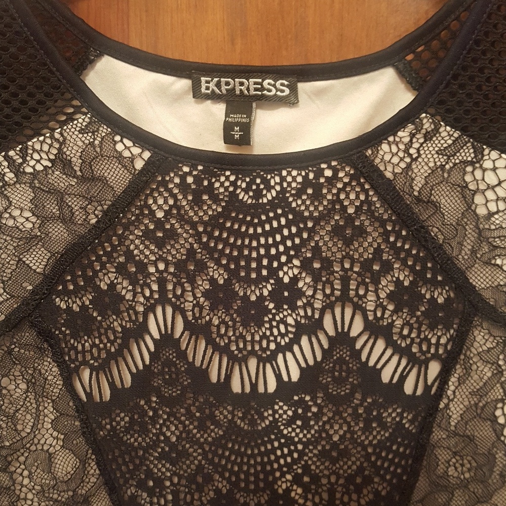 Lace Long Sleeve Dress
